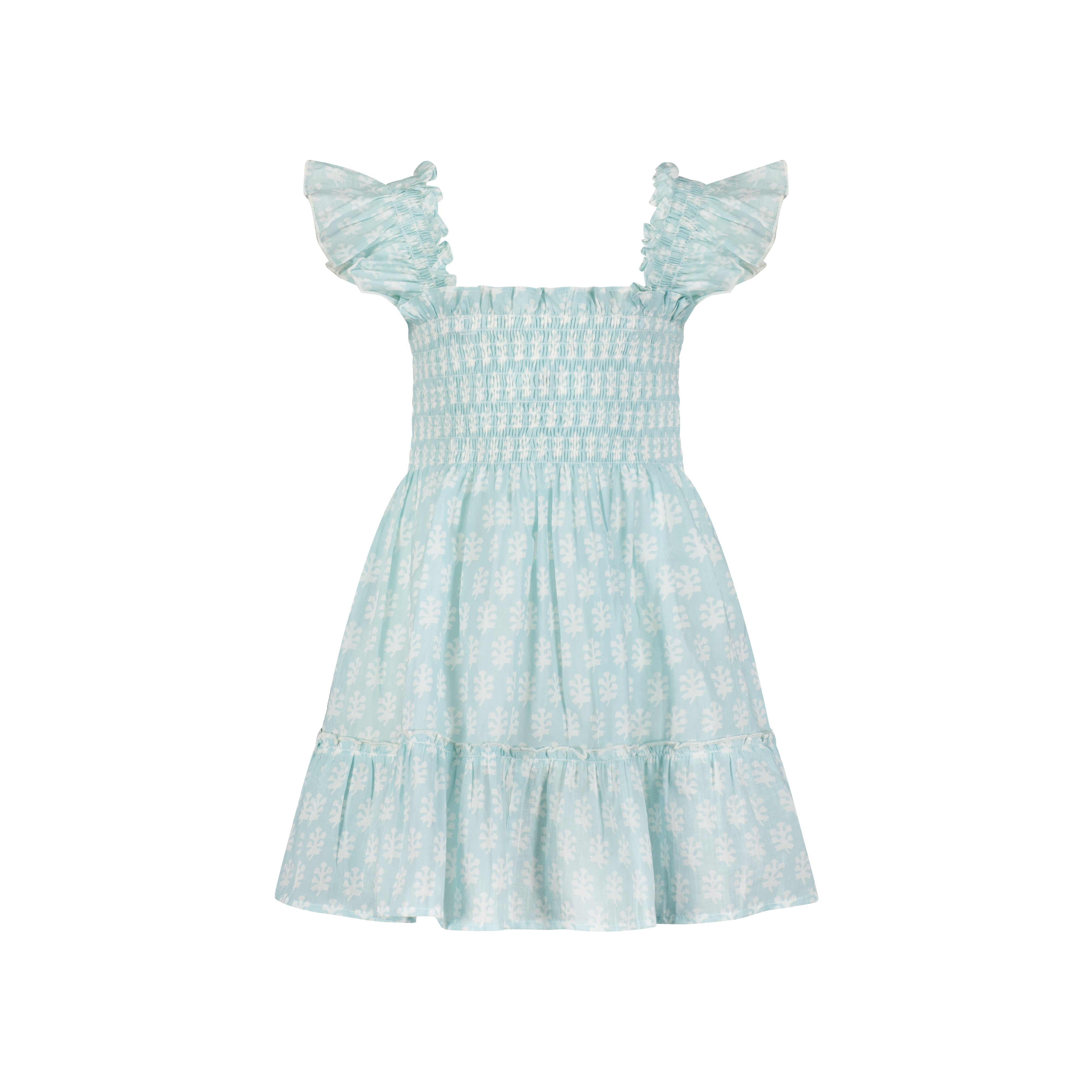 Mini Paloma Girl's Dress Seafoam Booty