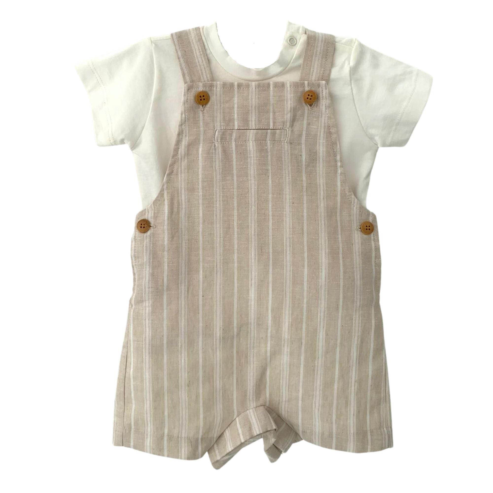 Pineapple Sunshine Linen romper set - Little Birdies