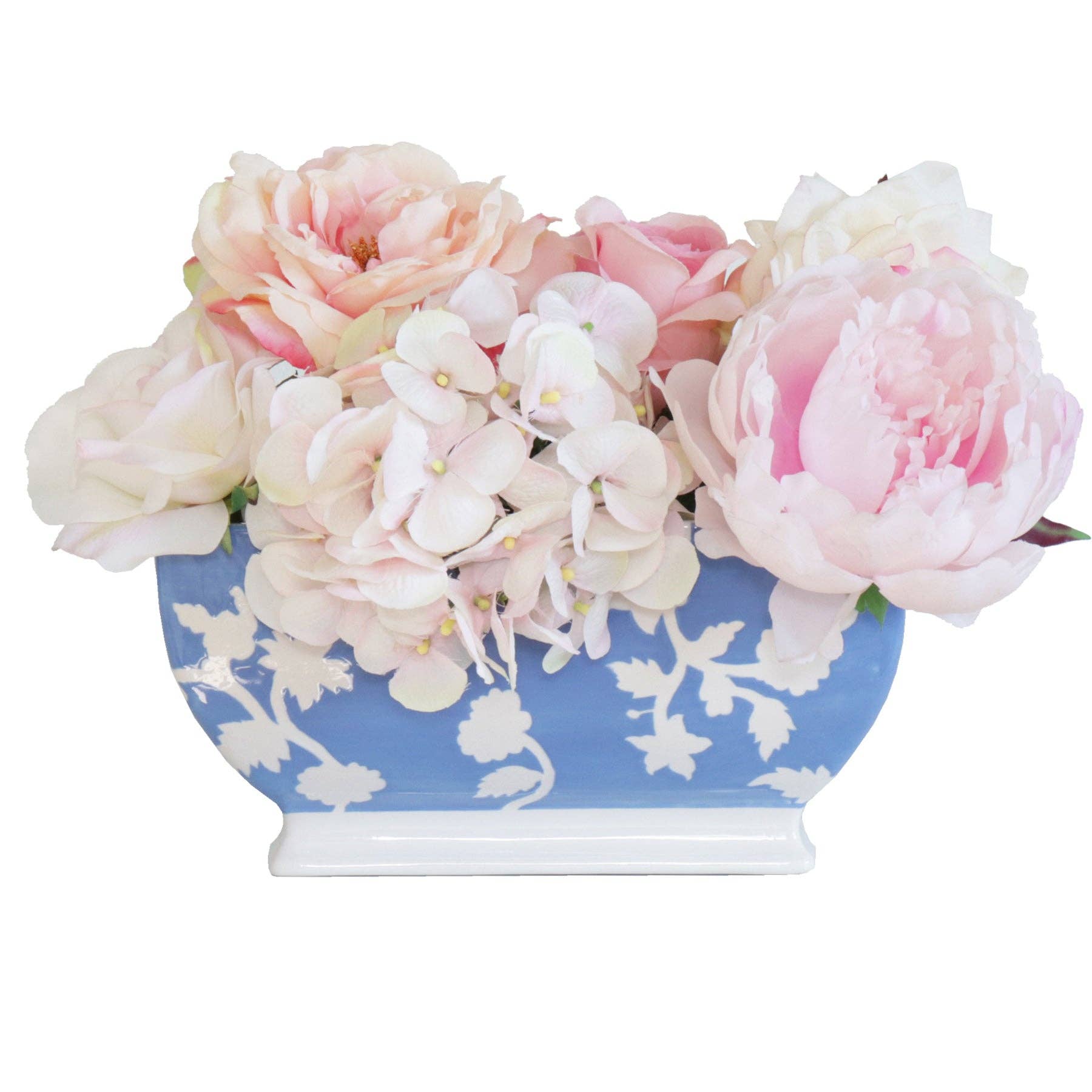 Lo Home by Lauren Haskell Designs Chinoiserie Dreams Planter: Serenity Blue - Little Birdies