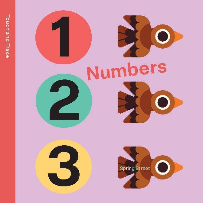 Spring Street Touch and Trace: Numbers baby book - Little Birdies Boutique