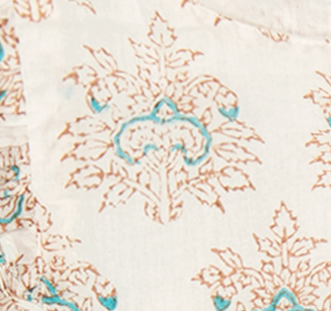 Sophie Girls Tassel Dress Aqua Rhapsody