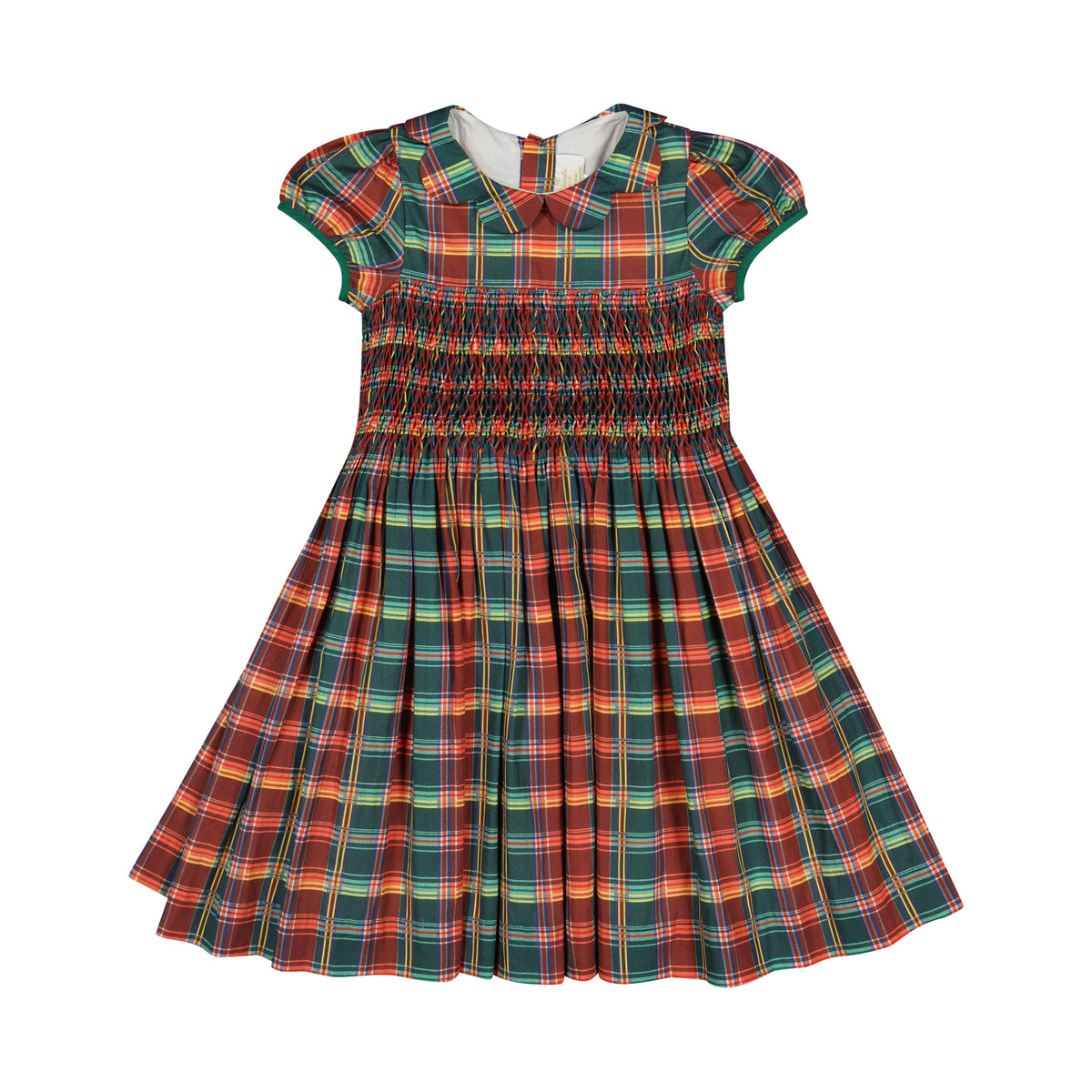 Antoinette Paris VICTOIRE TARTAN SMOCKED DRESS- Little Birdies