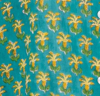 Ondine Ruffle Dress Green Palm