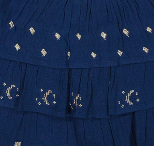 Louisa Top and Skirt Set Galaxy Embroidery