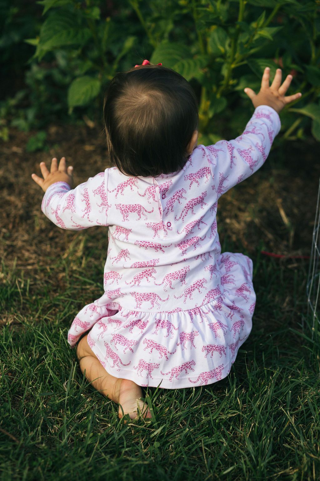 Pineapple Sunshine Pink Cheetah Swing Dress