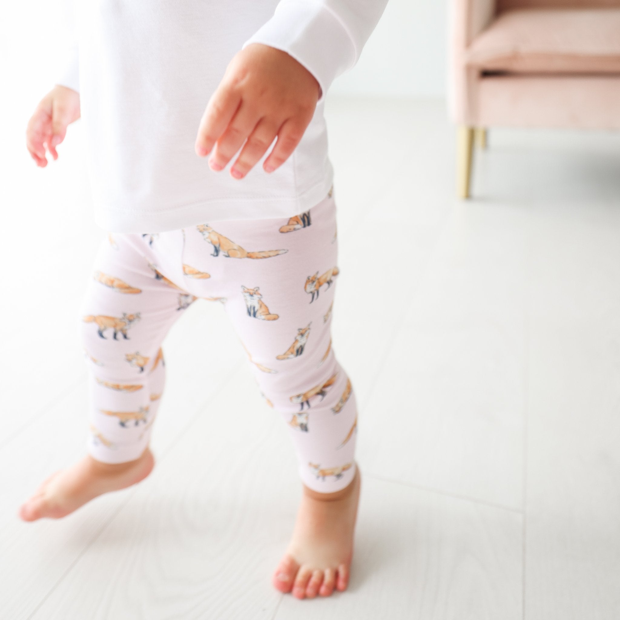 Pineapple Sunshine Pink Fox Legging