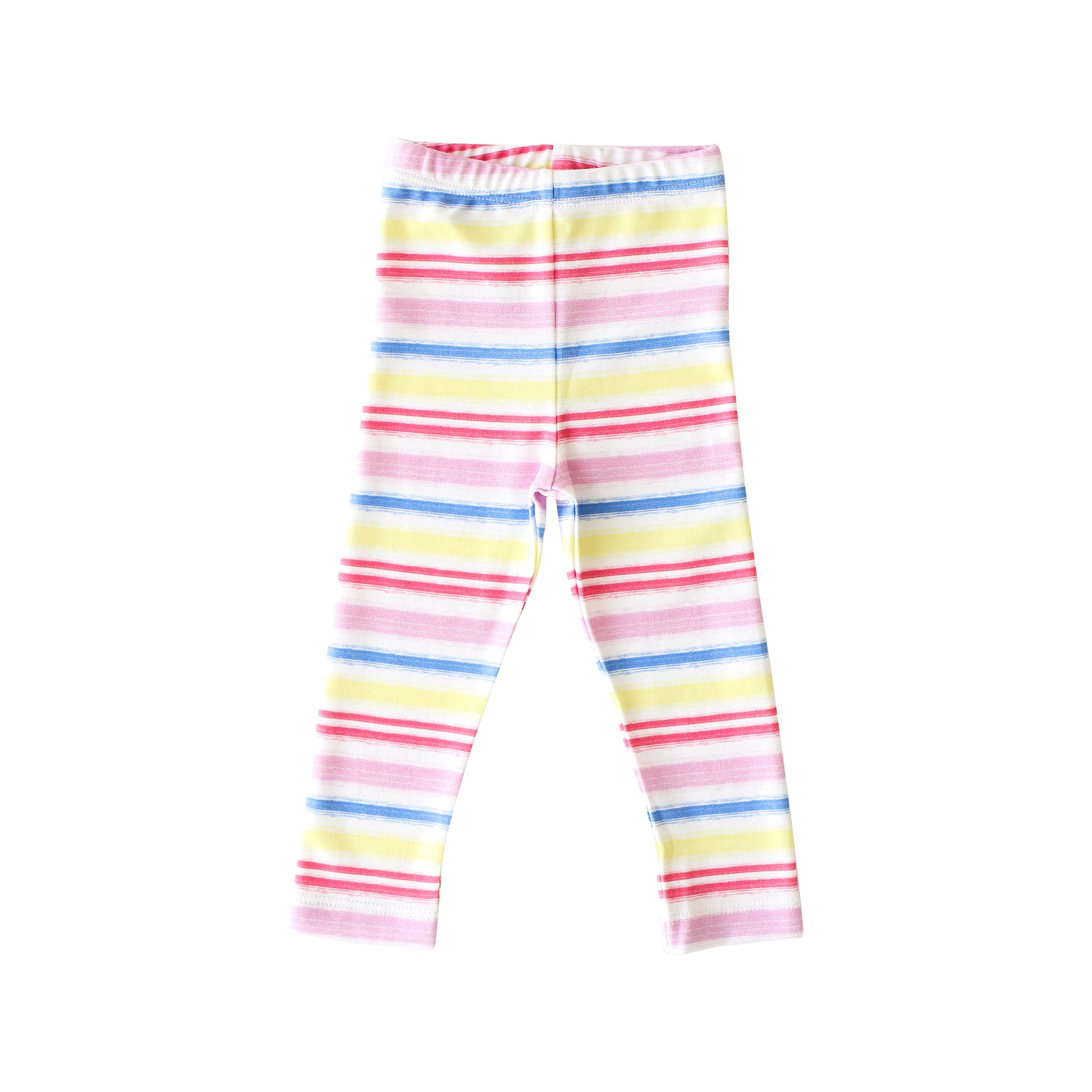 Pineapple Sunshine Rainbow Stripe Leggings - Little Birdies