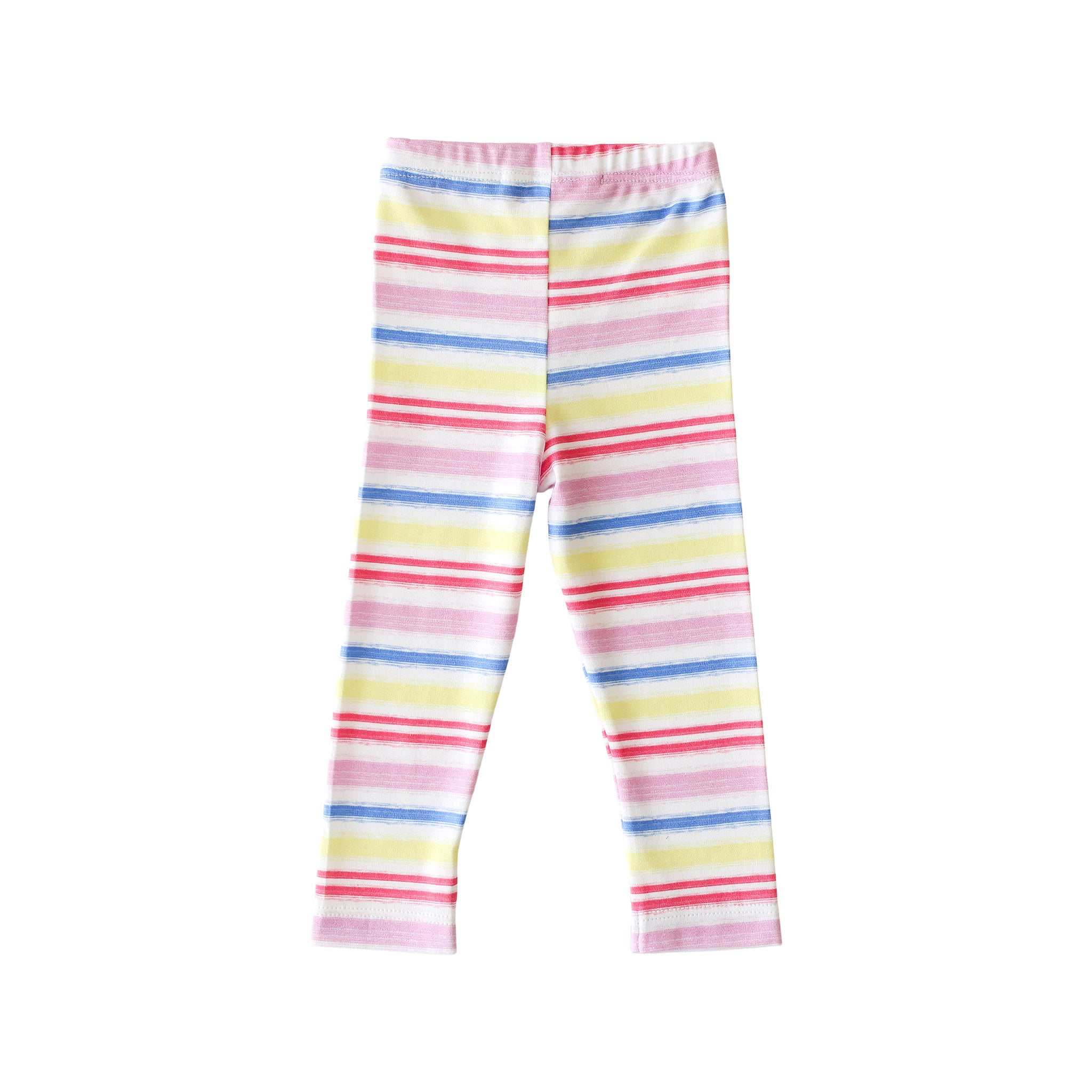 Pineapple Sunshine Rainbow Stripe Leggings - Little Birdies