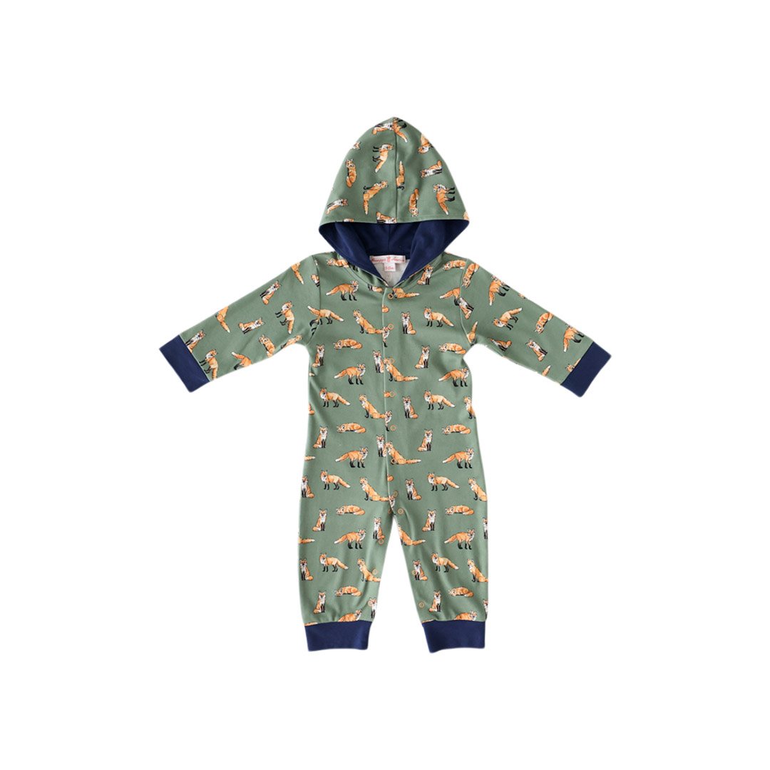 Pineapple Sunshine Green Fox Jogger Jumpsuit