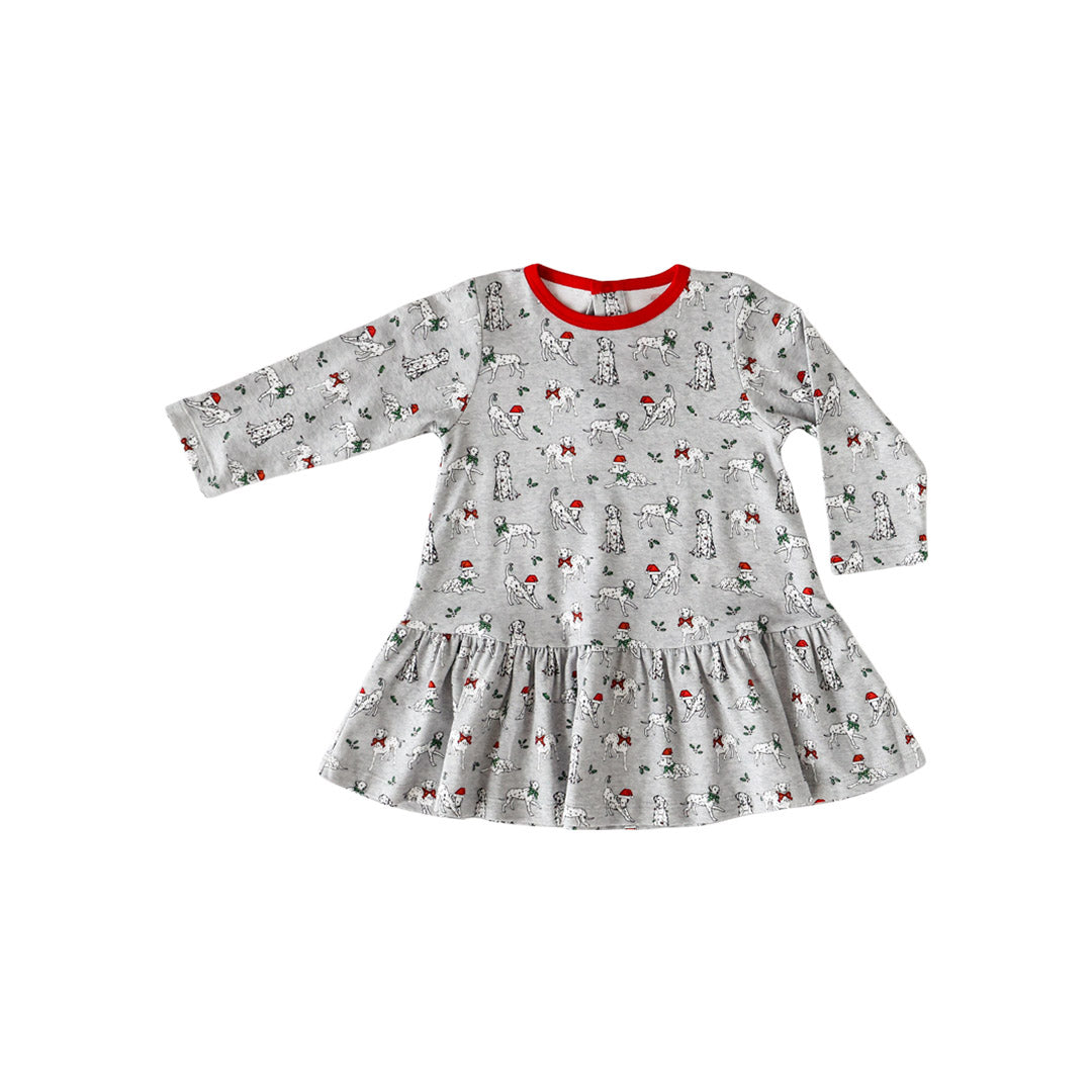 Pineapple Sunshine Holiday Dalmatian Swing Dress