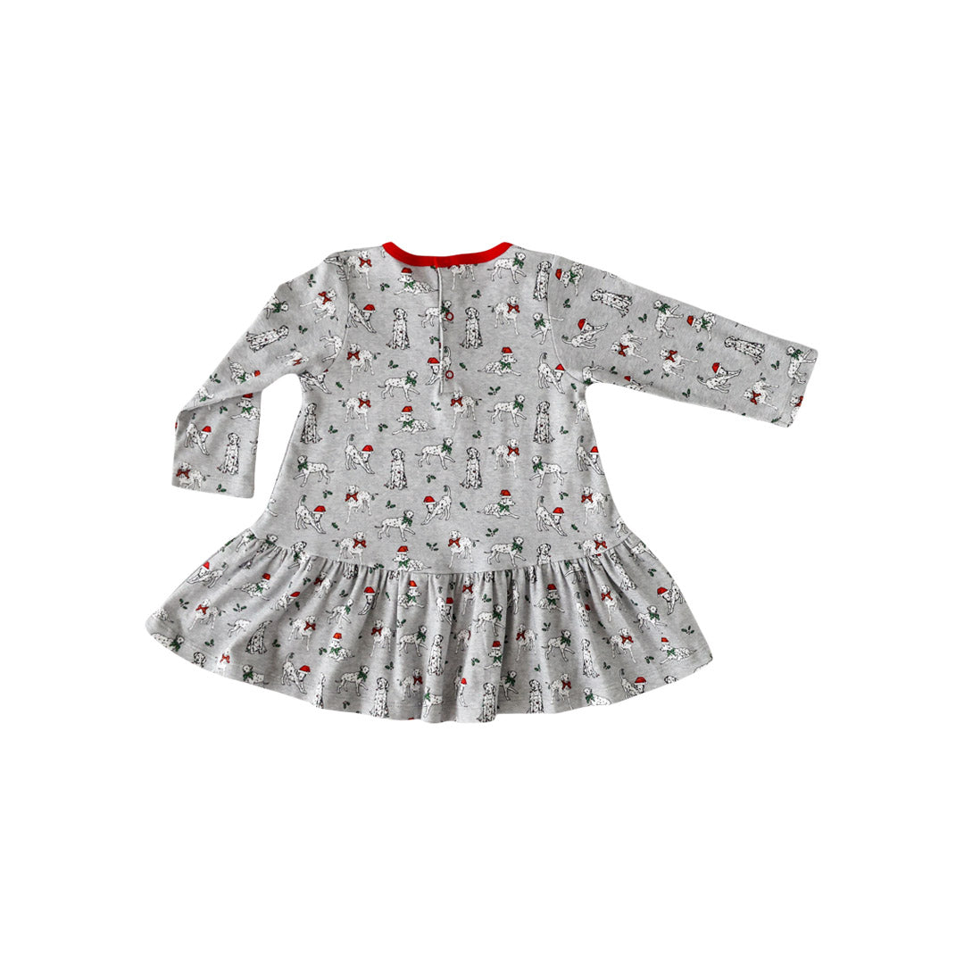 Pineapple Sunshine Holiday Dalmatian Swing Dress
