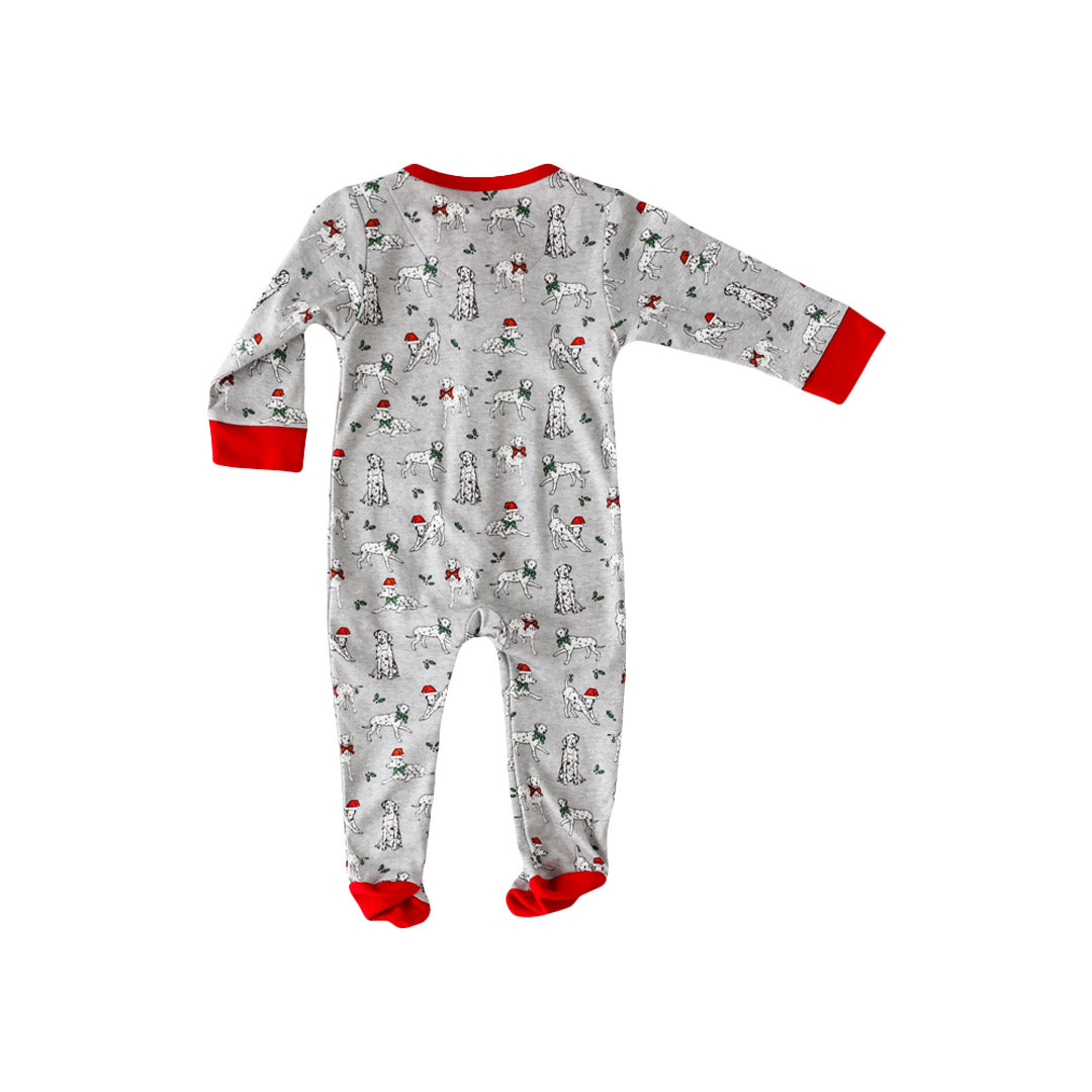 Pineapple Sunshine Holiday Dalmatian Footie