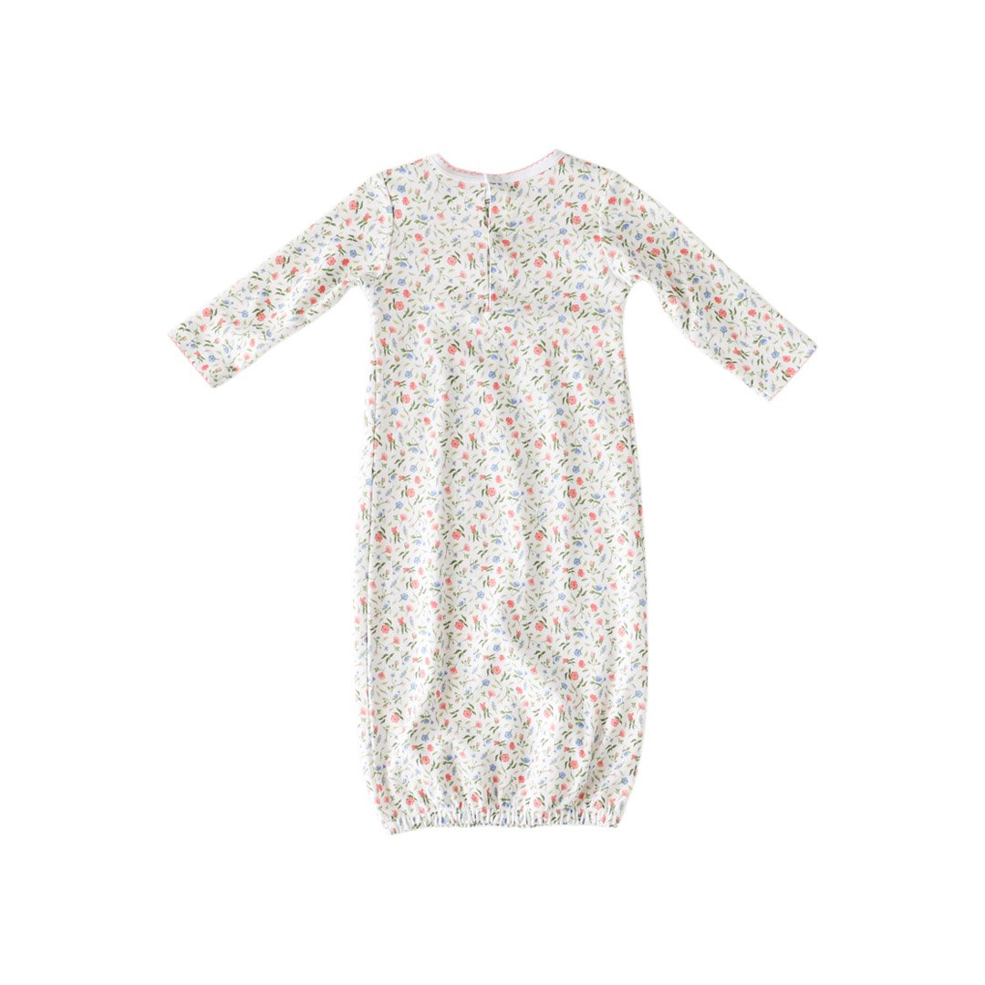 Pineapple Sunshine Pink Madison Smocked Gown