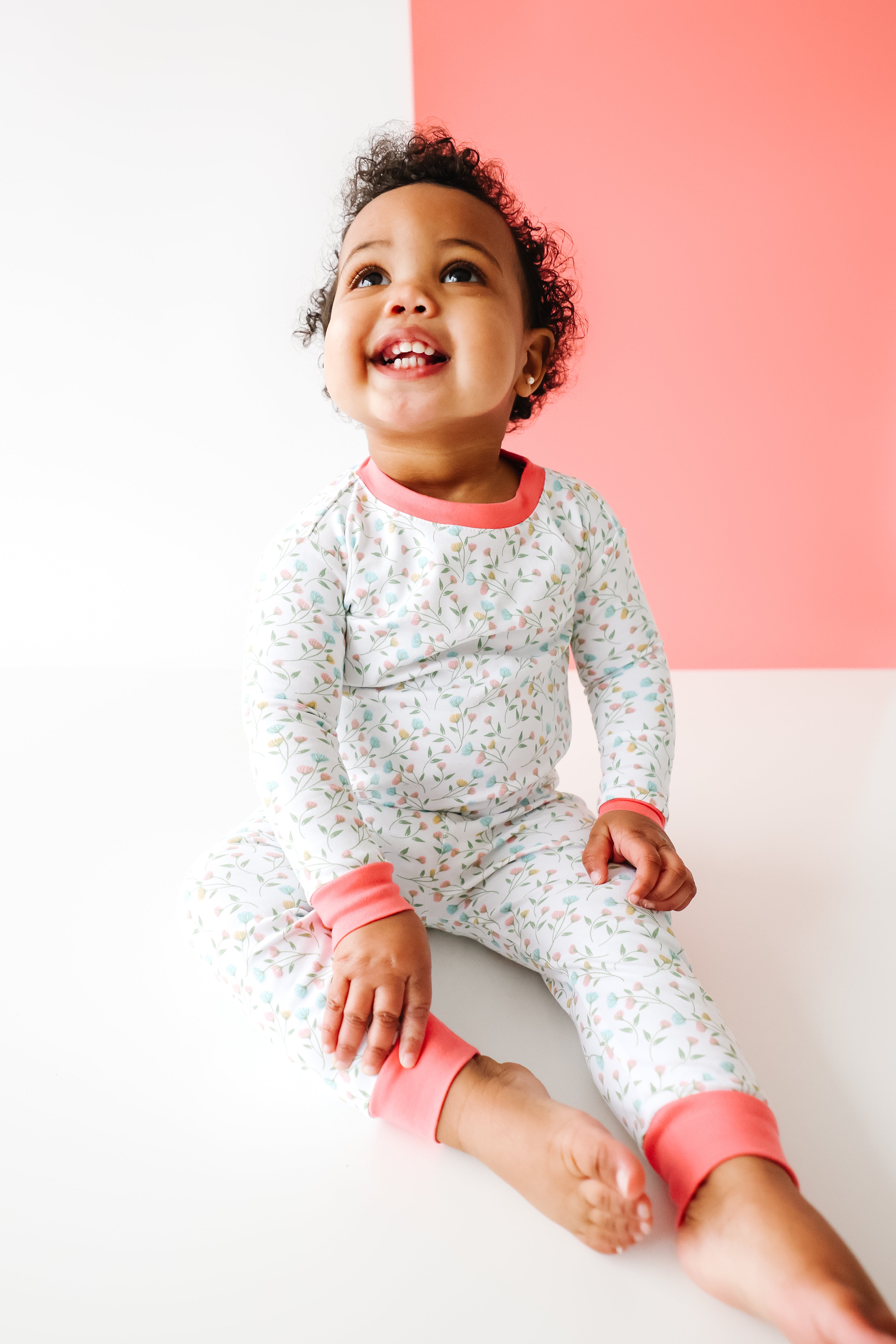 Pineapple Sunshine Pink Arabella 2-Piece Pajama