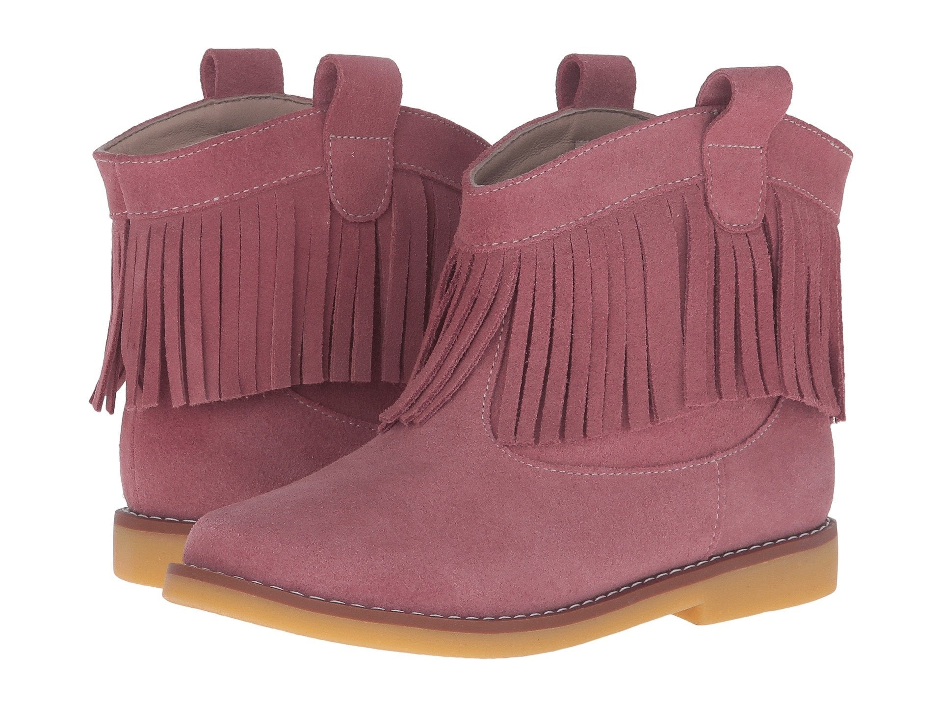 Suede Fringe Boots