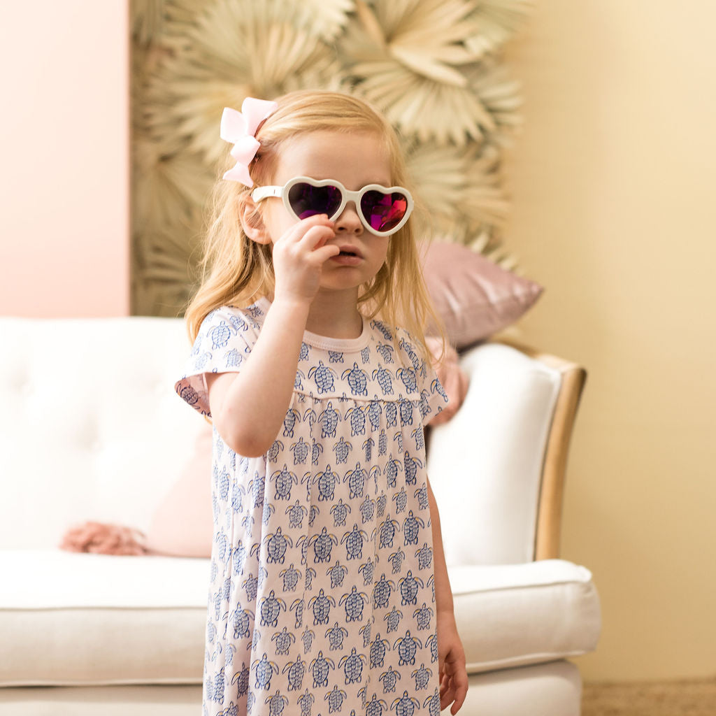 Pink Sea Turtle Swing Dress