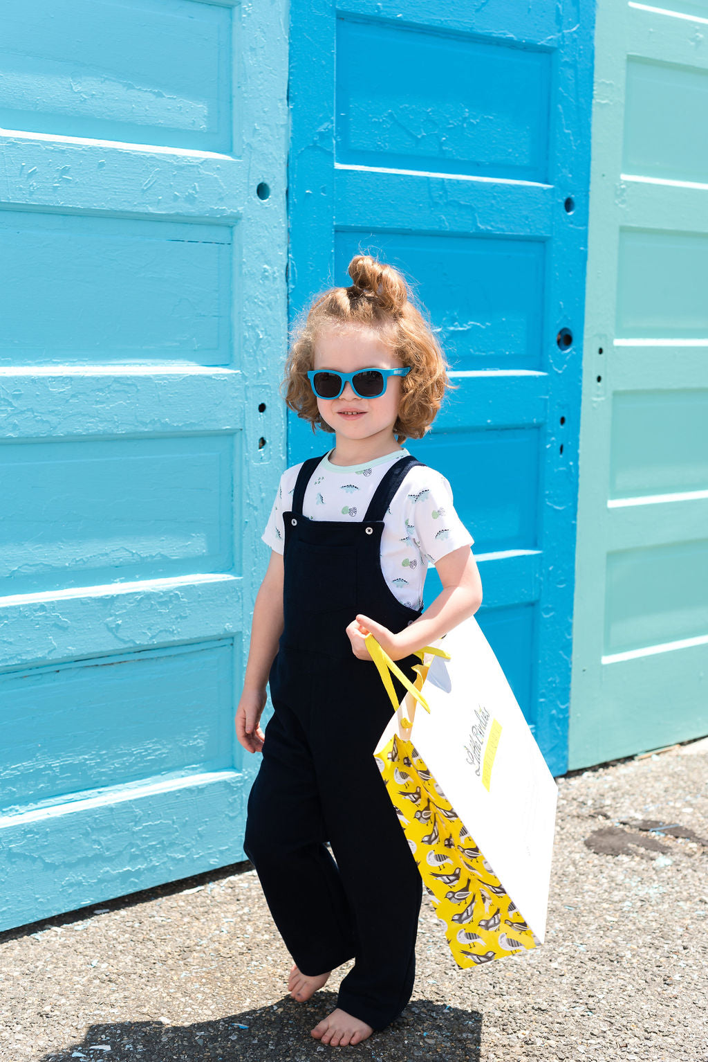 Navy Knit Dungaree