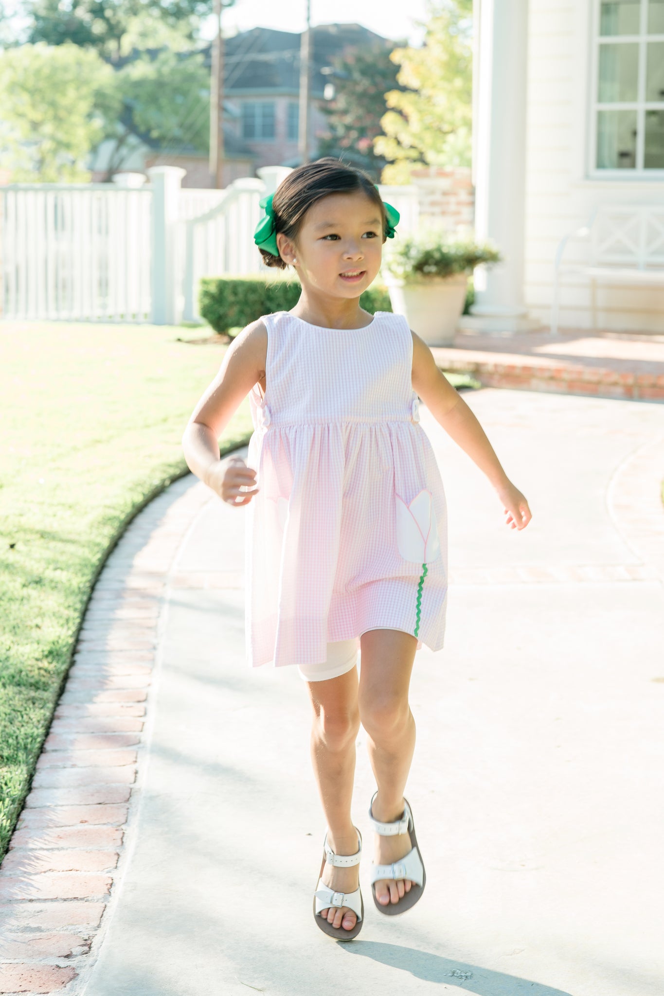 The Proper Peony Flora Pink Pocket Dress - Little Birdies