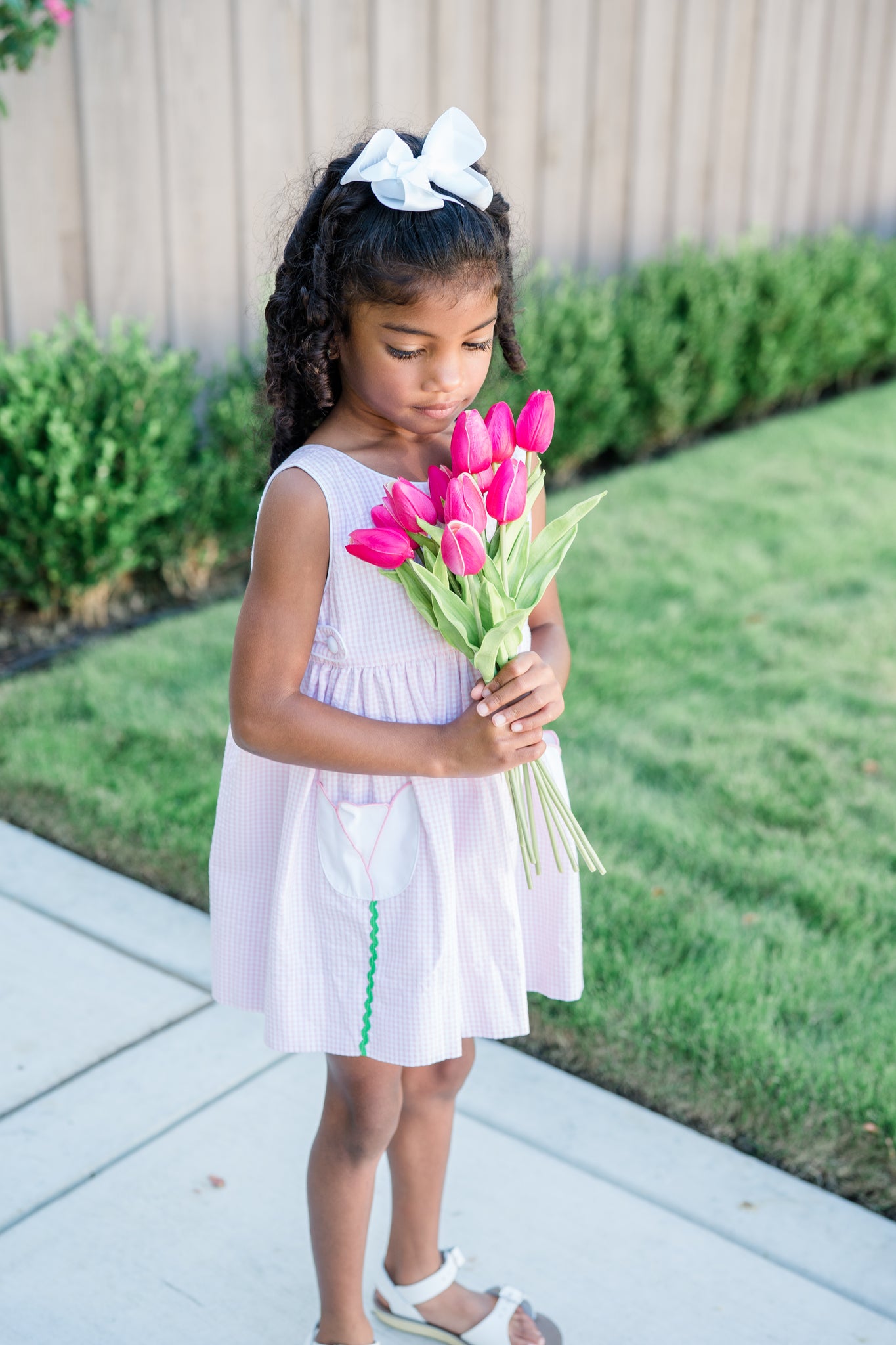 The Proper Peony Flora Pink Pocket Dress - Little Birdies