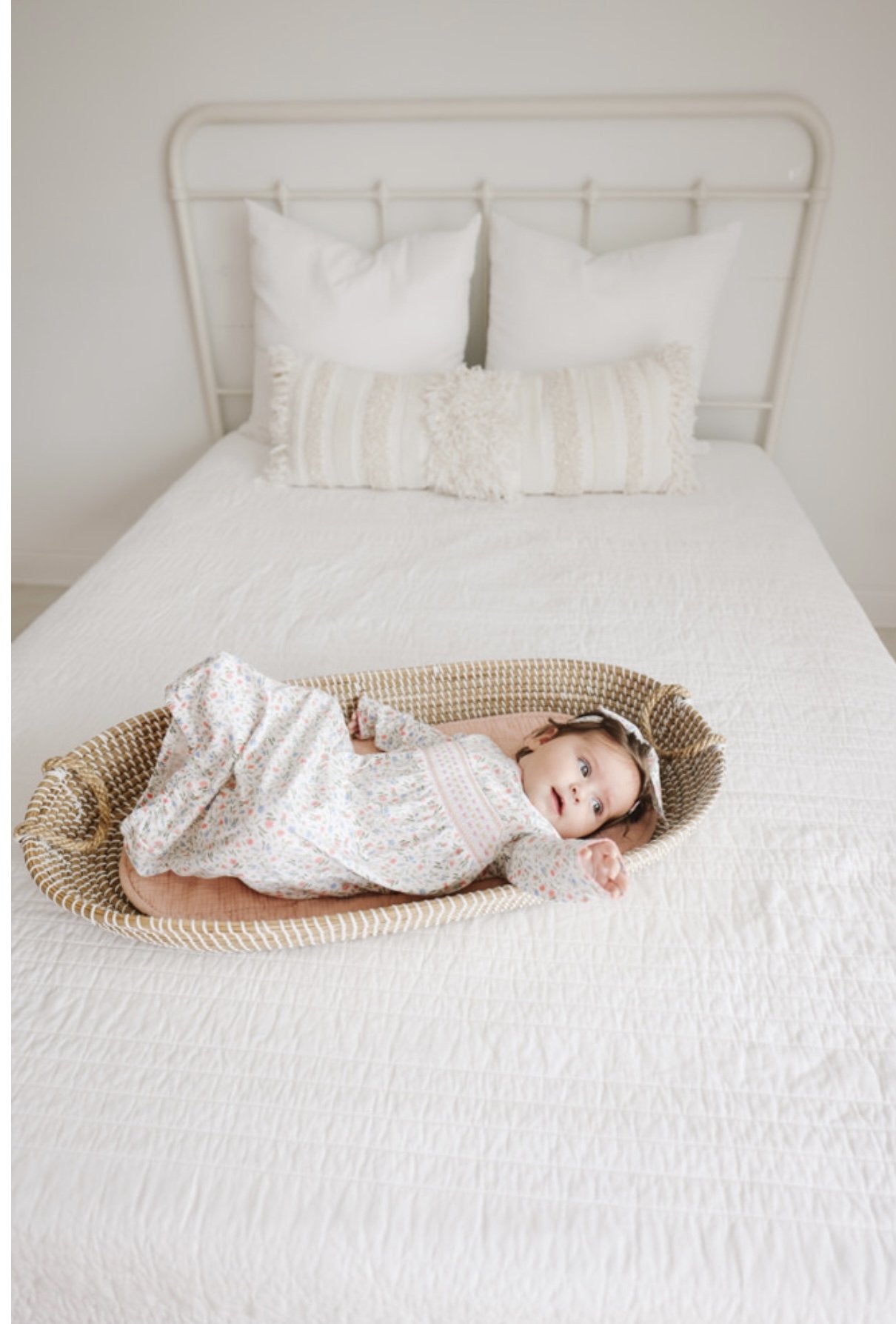 Pineapple Sunshine Pink Madison Smocked Gown