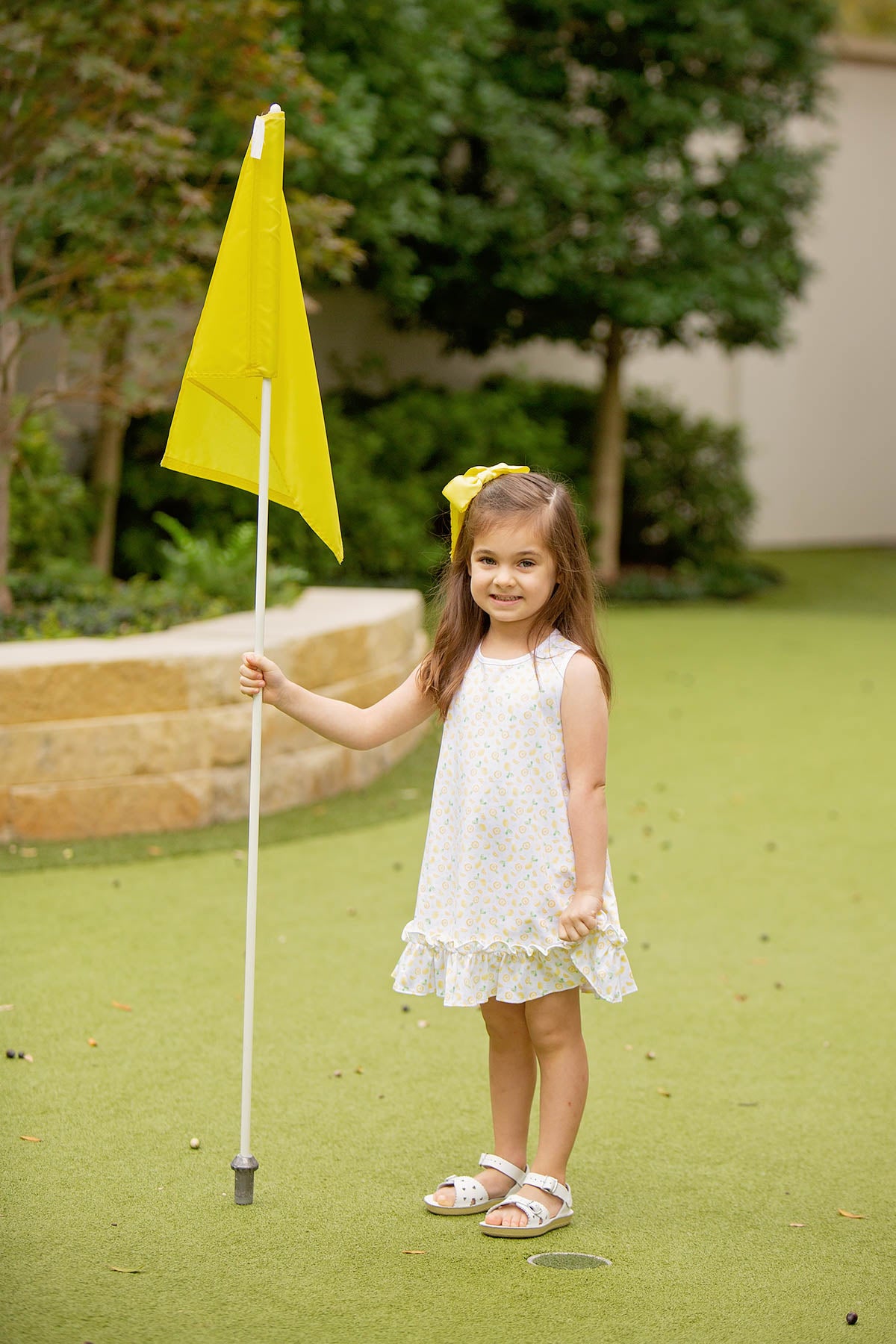 The Proper Peony Lemon Dress- Little Birdies