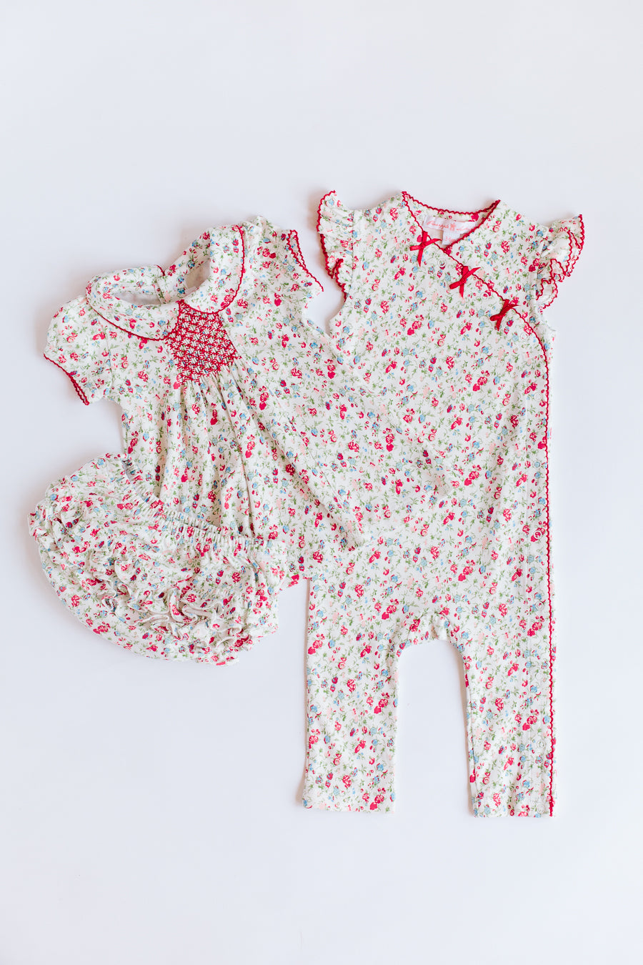 Madison Poppy Floral Romper