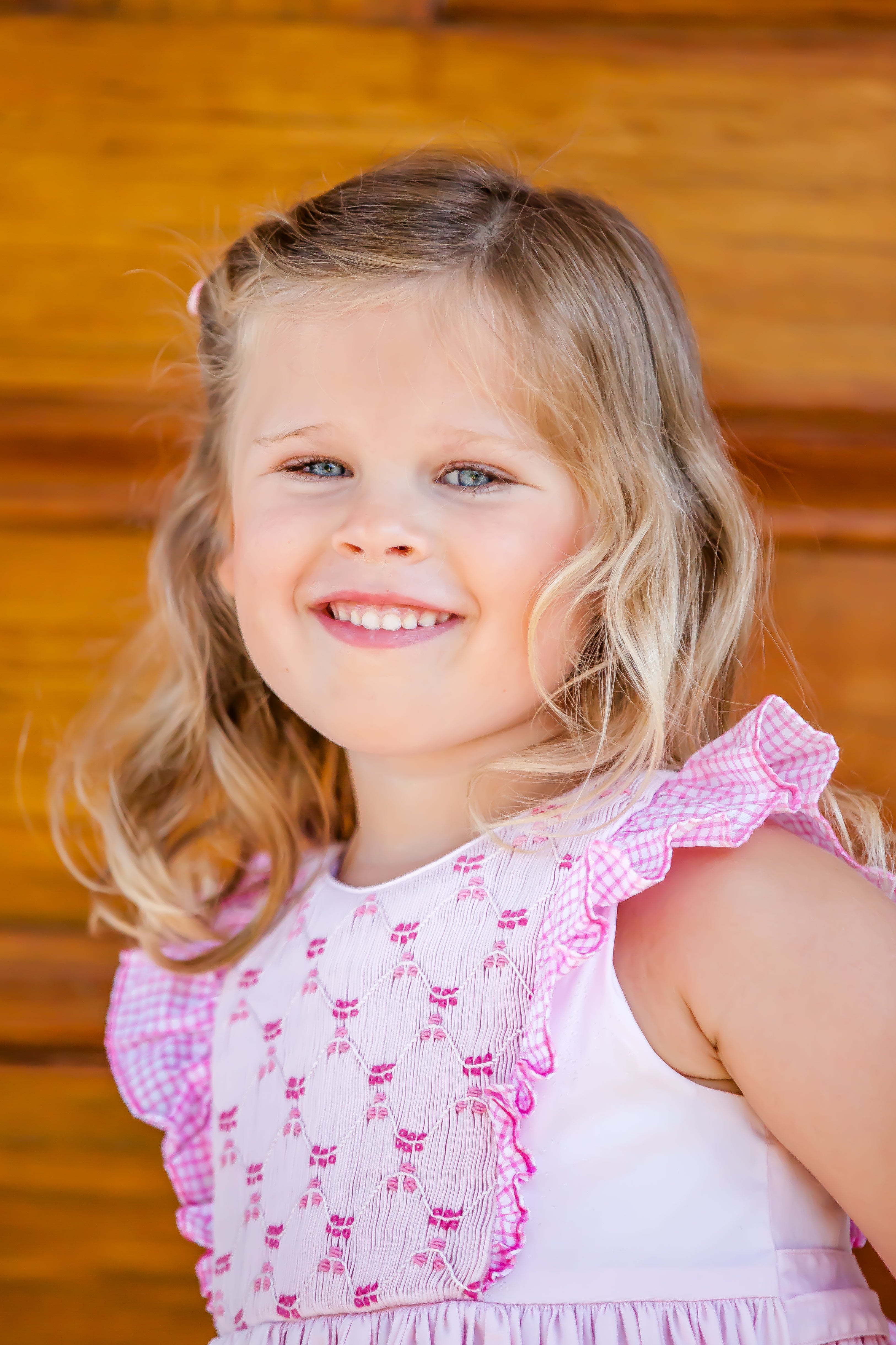 Netti Pink Gingham Dress