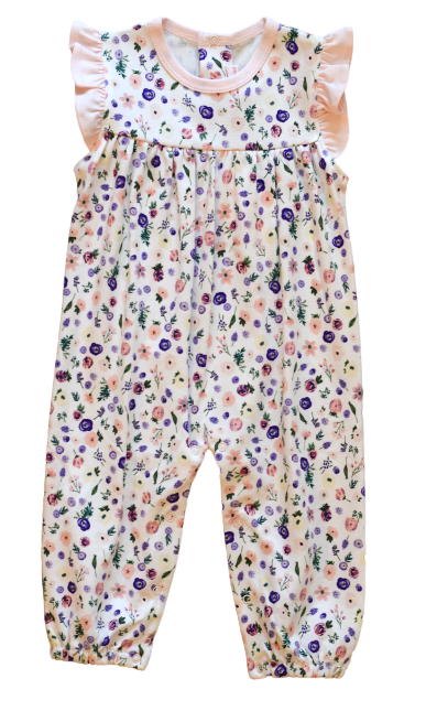 Clementine Baby Girl Romper