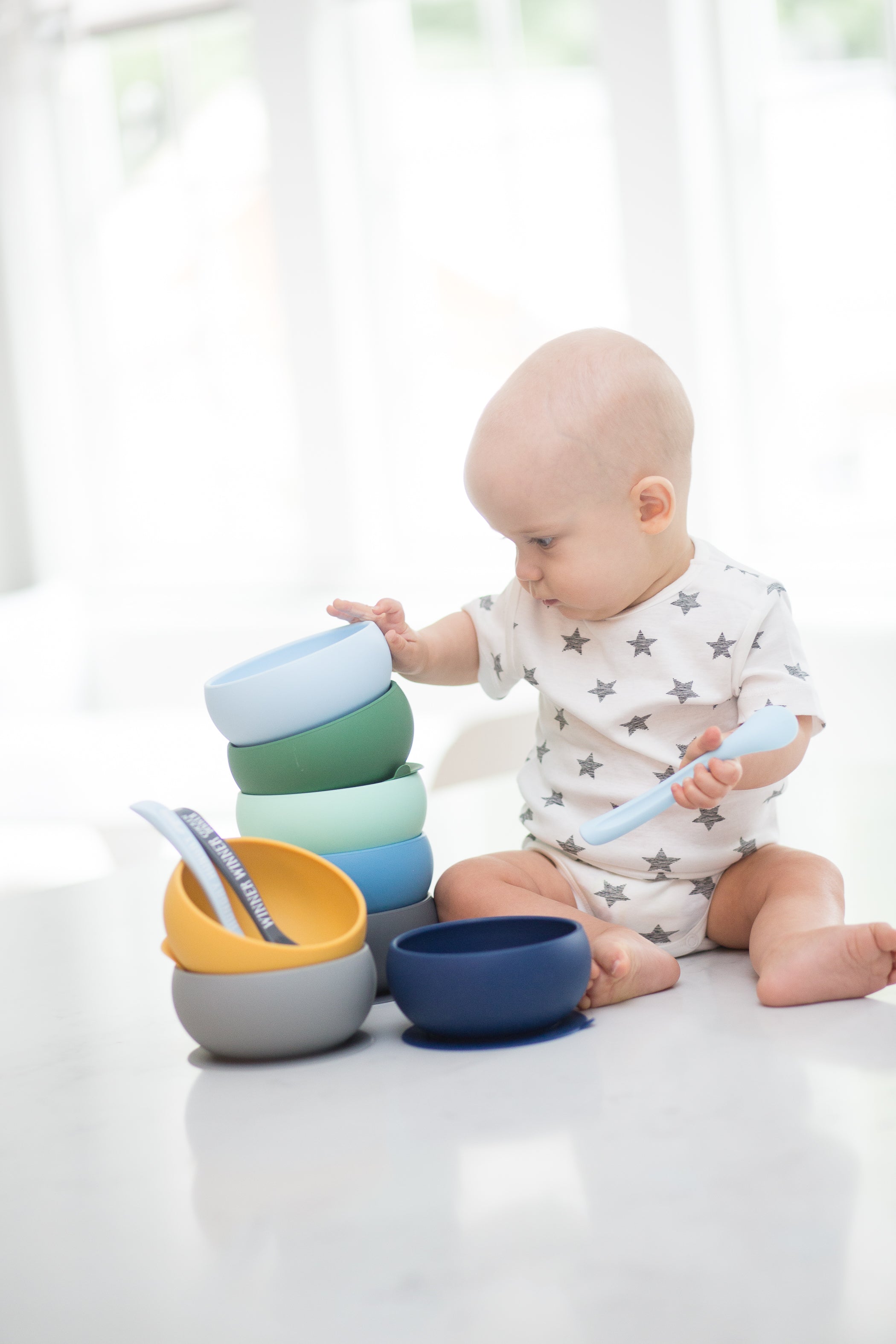 Say Mac & Cheese Suction Bowl