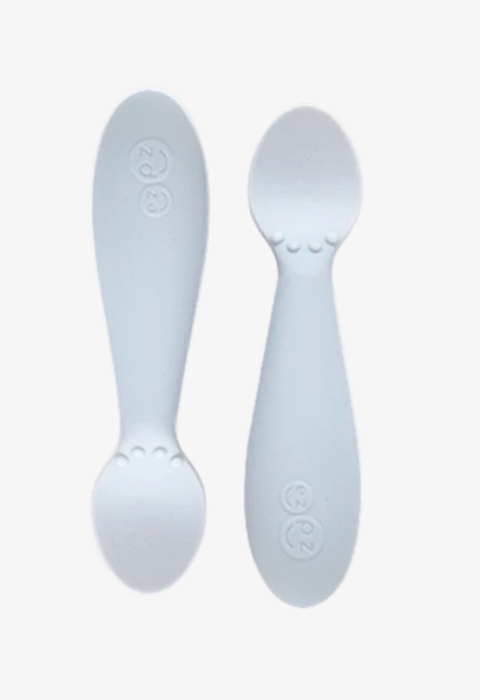 Tiny Spoon Twin Set- Pewter ezpz fun