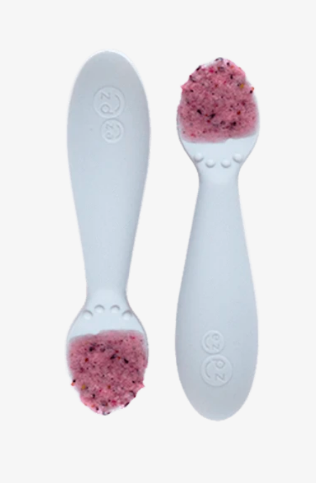 Tiny Spoon Twin Set- Pewter ezpz fun