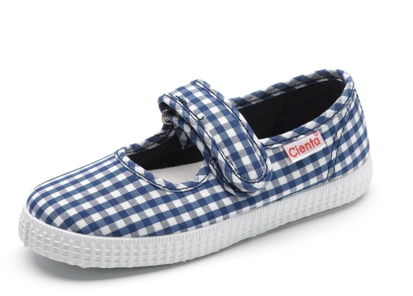 Cienta navy gingham mary jane