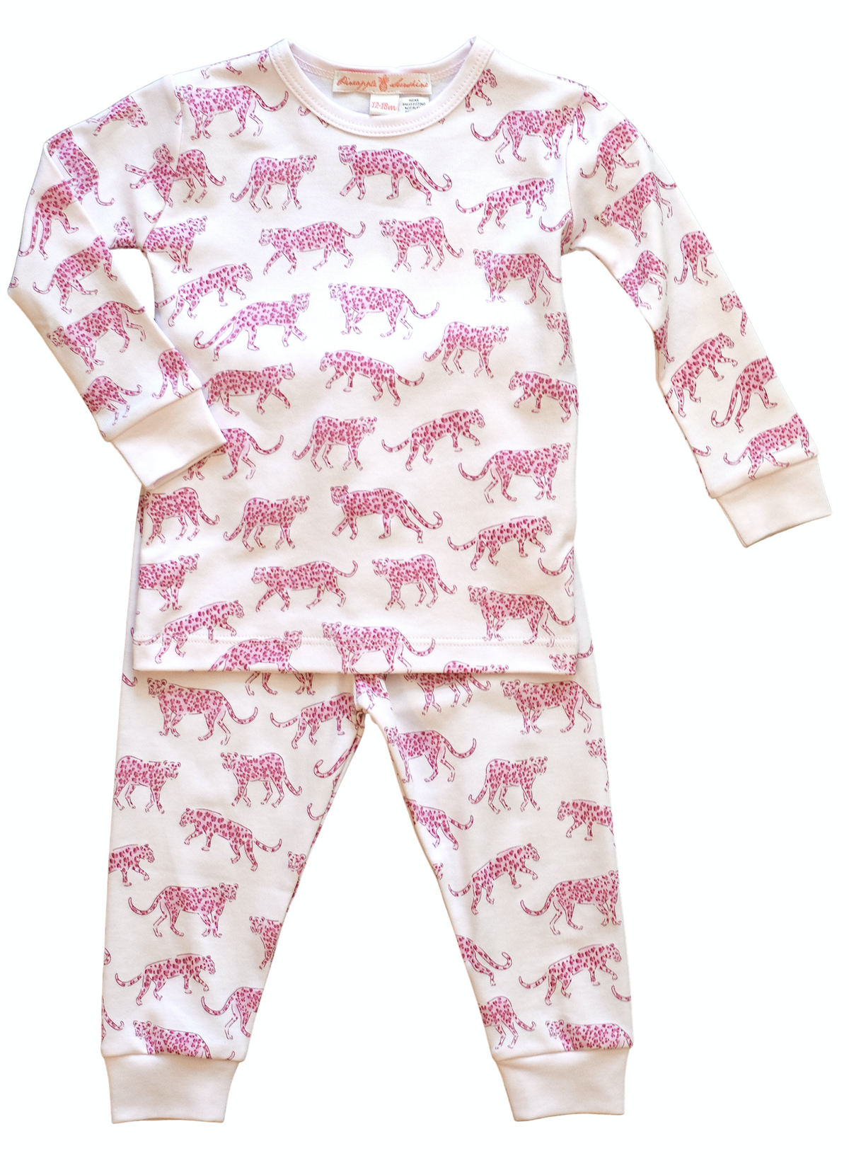 Pink Cheetah Pajama Set Little Birdies