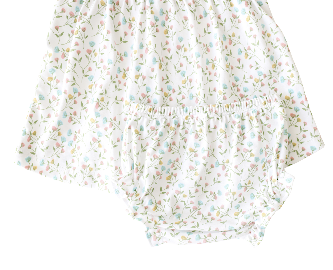Pineapple Sunshine Pink Arabella Smocked Tank Dress