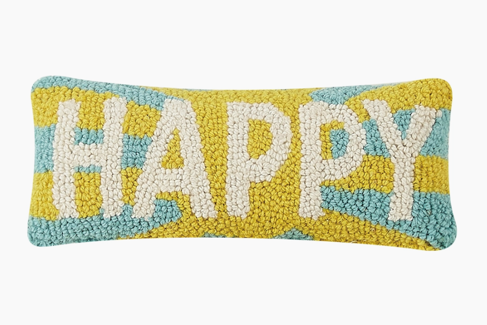 Peking Handicraft Happy Hook Pillow - Little Birdies