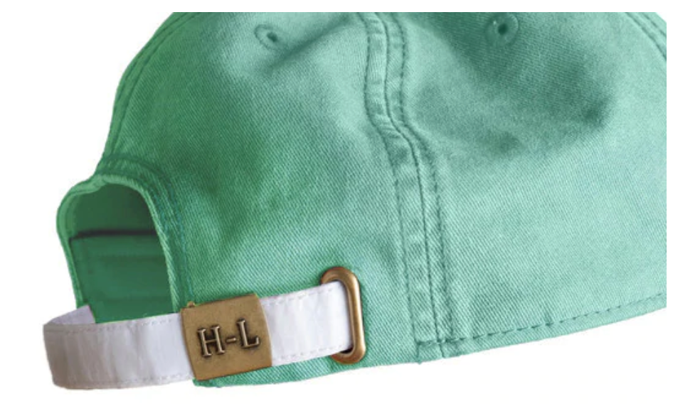 Harding Lane Alligator Cotton Canvas Baseball Hat - little birdies boutique