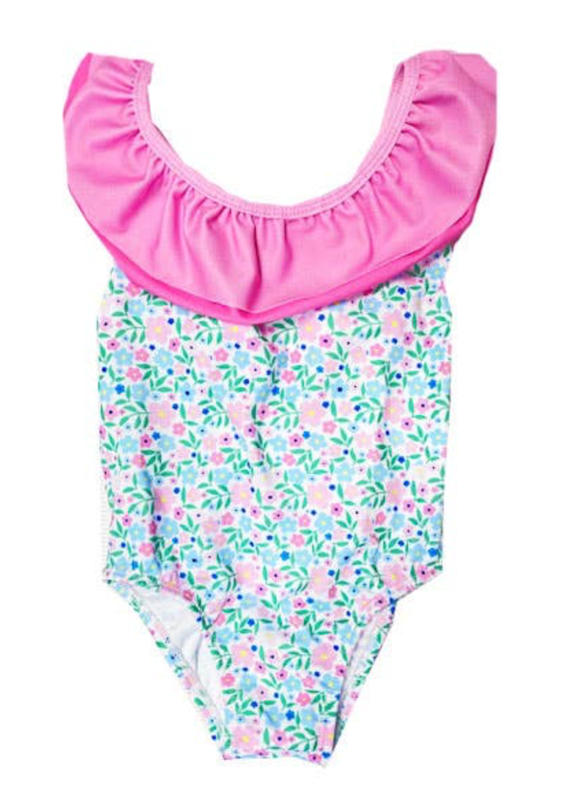 Marco & Lizzy Floral Bathing Suit - Little Birdies