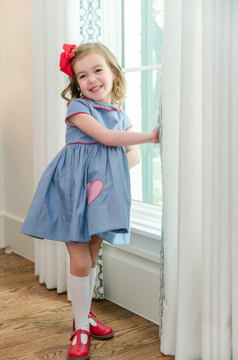 The Proper Peony Hattie Heart Dress - Little Birdies