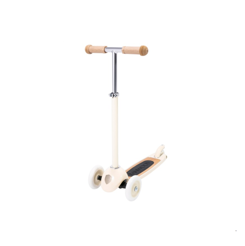 Banwood kids scooter - cream - little birdies