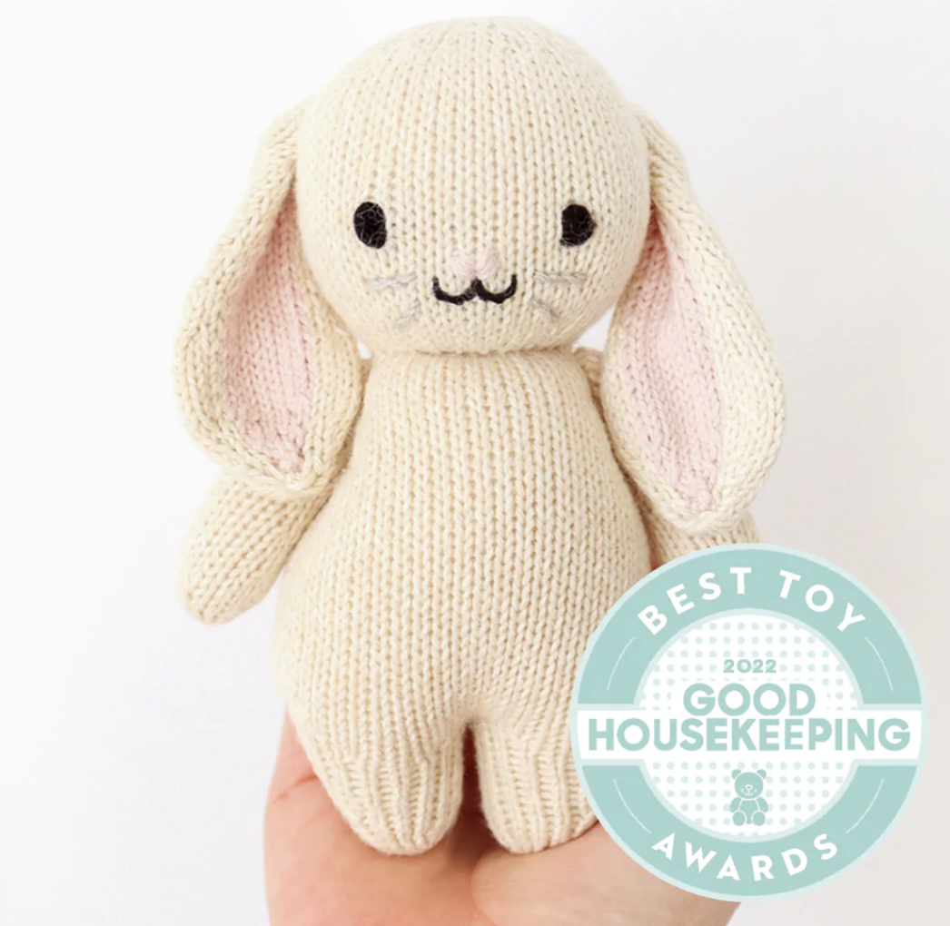 Cuddle and Kind Baby Bunny Oatmeal Stuffed Animal - Little Birdies