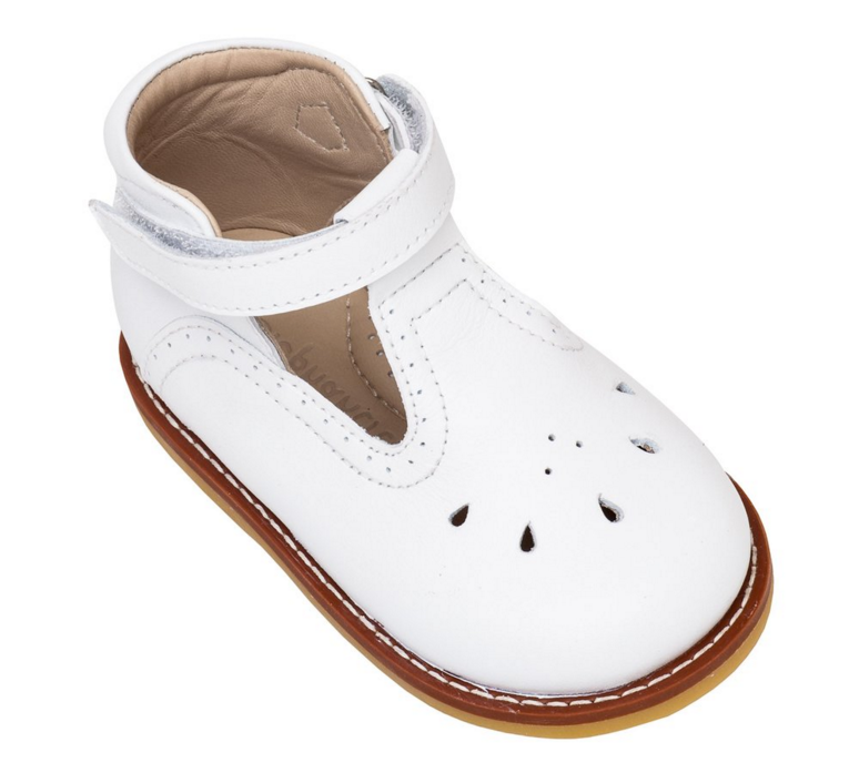 White T-Bar Shoe