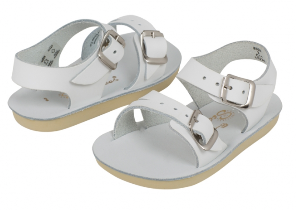 hoy shoes salt water sandal surfer white sun san sea wee