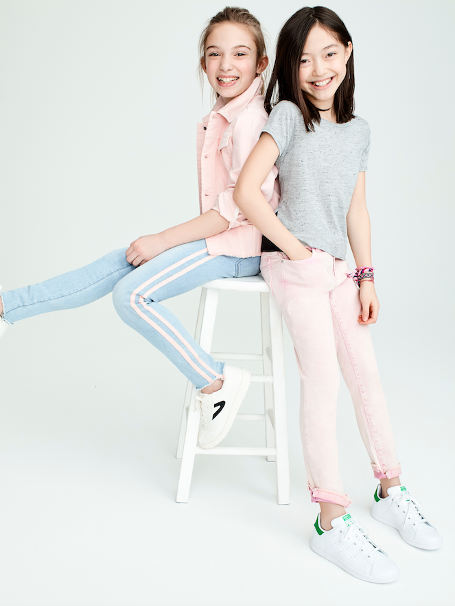 Chloe Skinny Jean with Racing Stripe