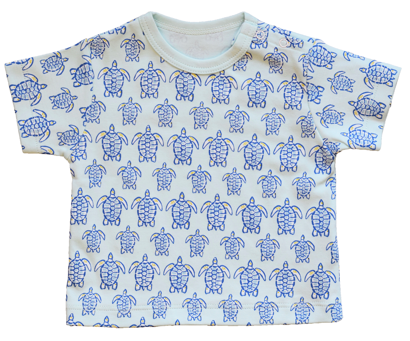 Pineapple Sunshine Blue Sea Turtle T-shirt