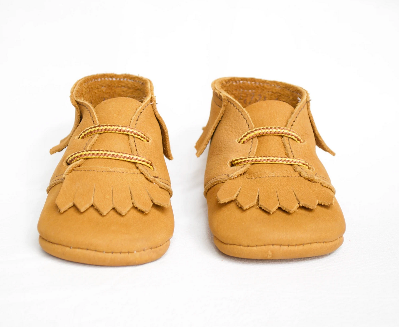 Zimmerman tan fringed desert boot