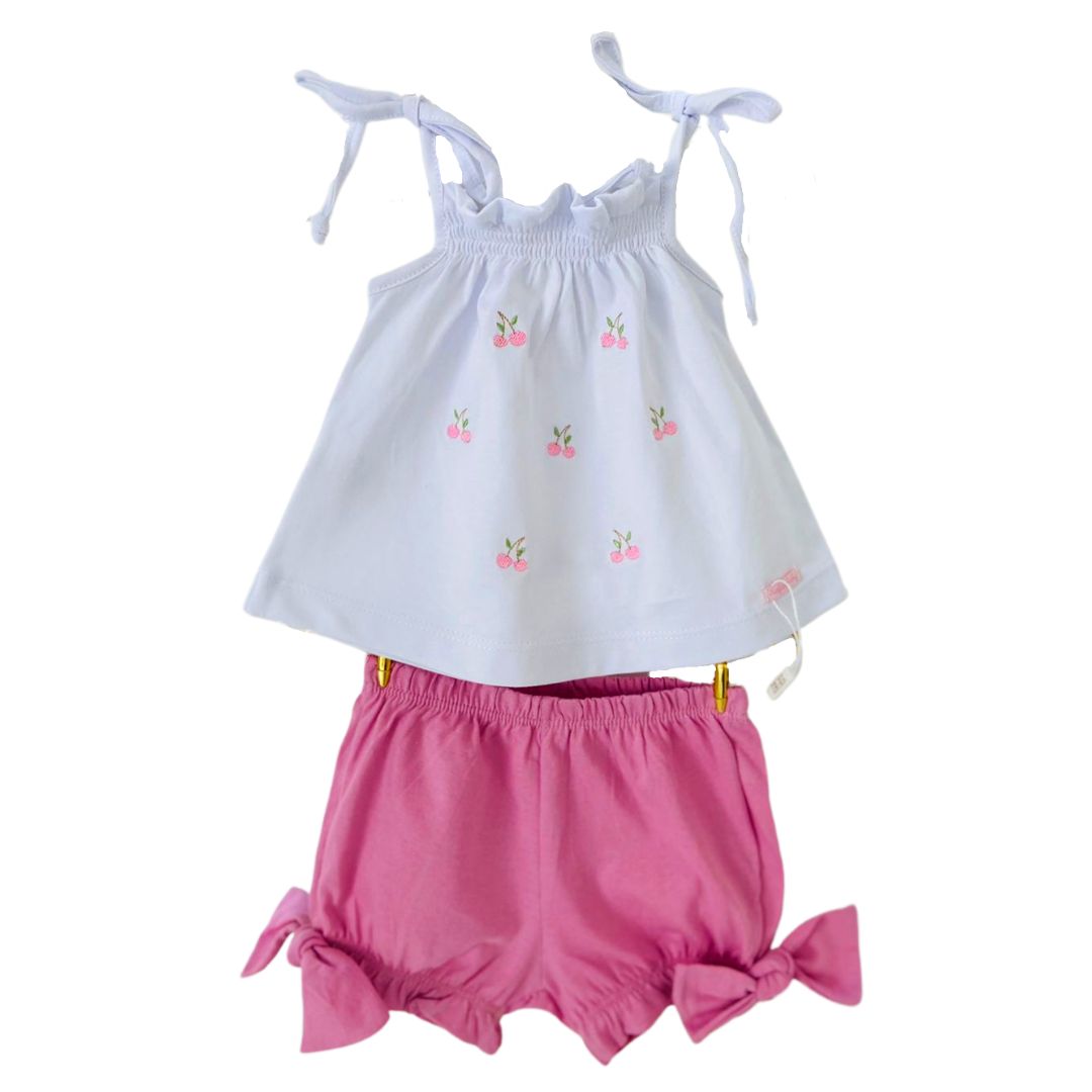 Kafka Baby Cherry Short Set - Little Birdies