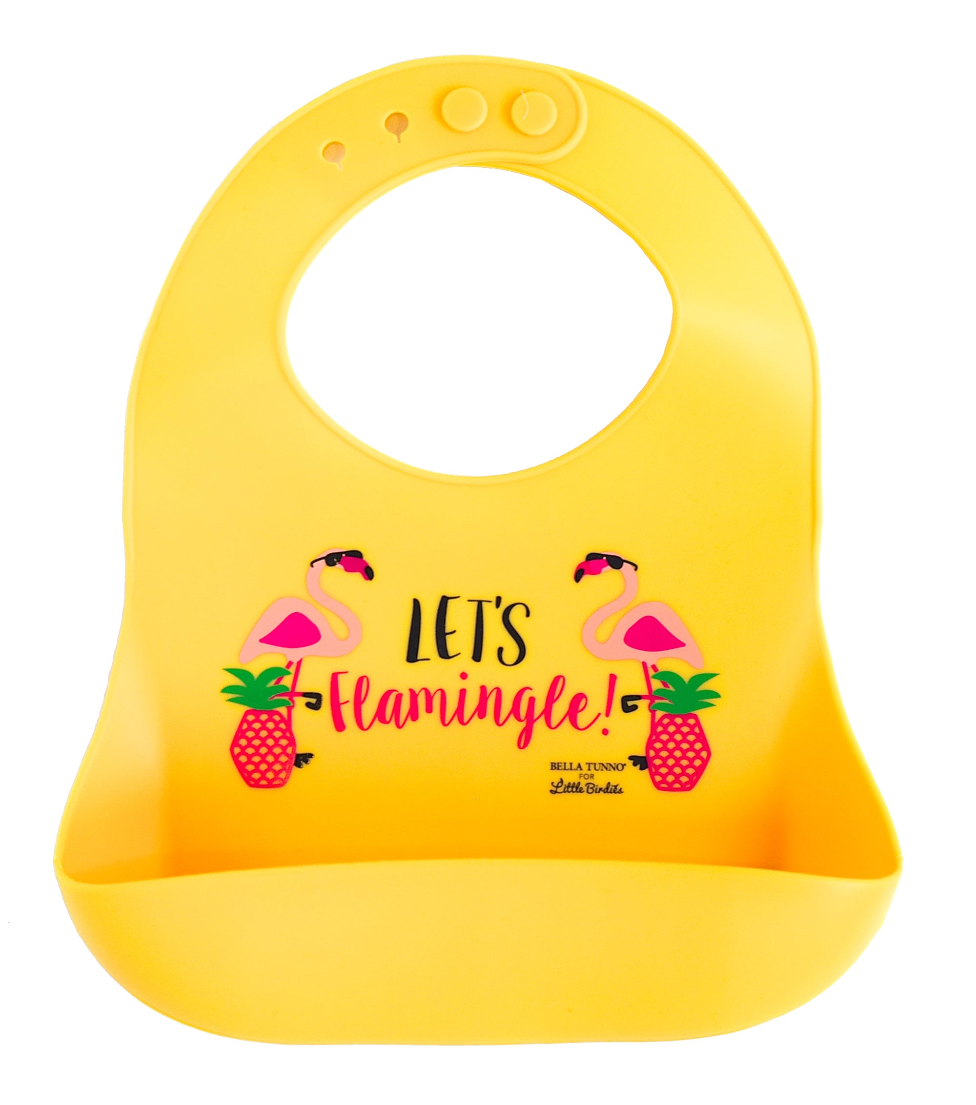 Exclusive! Let's Flamingle Catch Bib