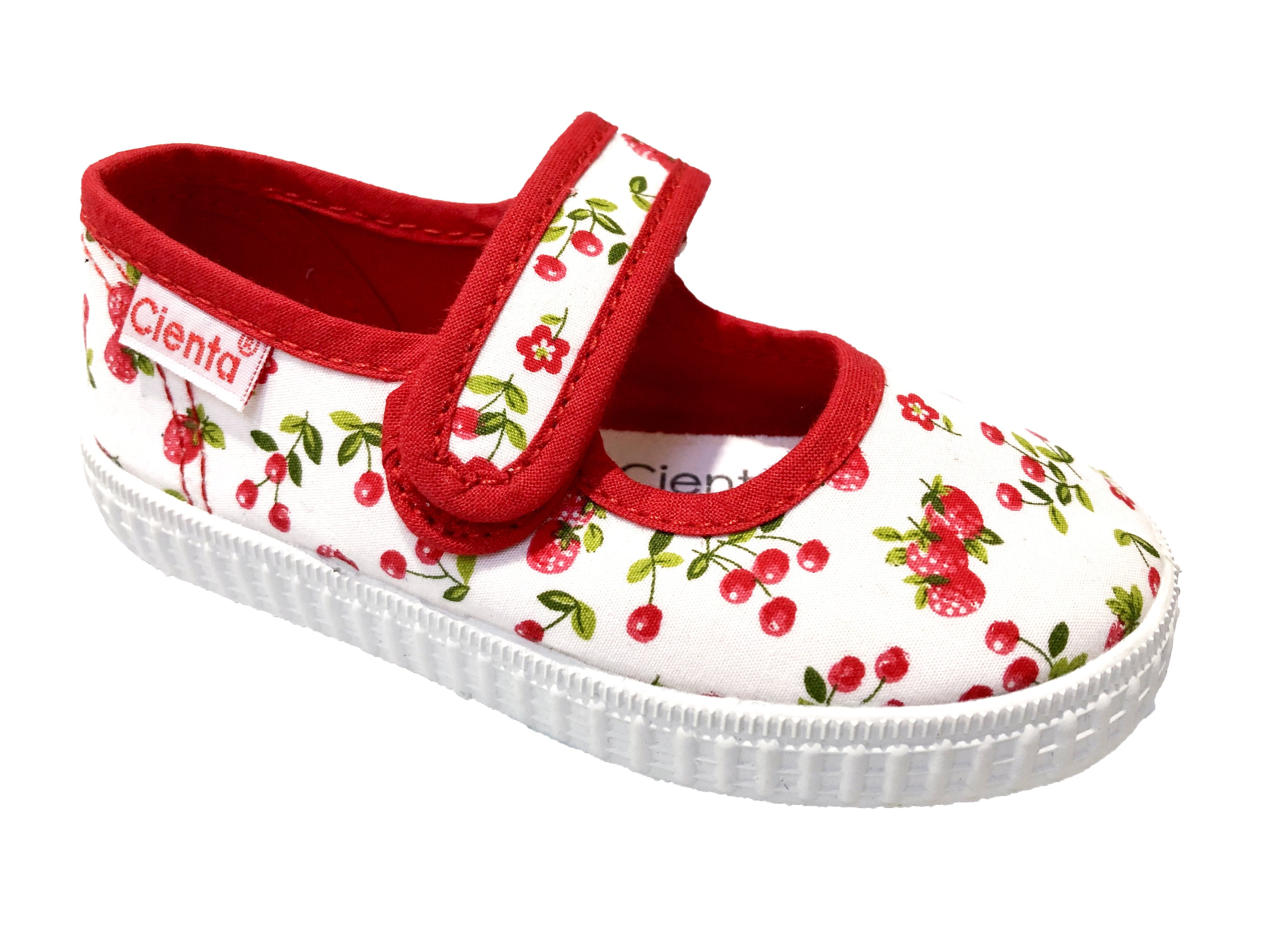 cherry print cienta shoe mary jane