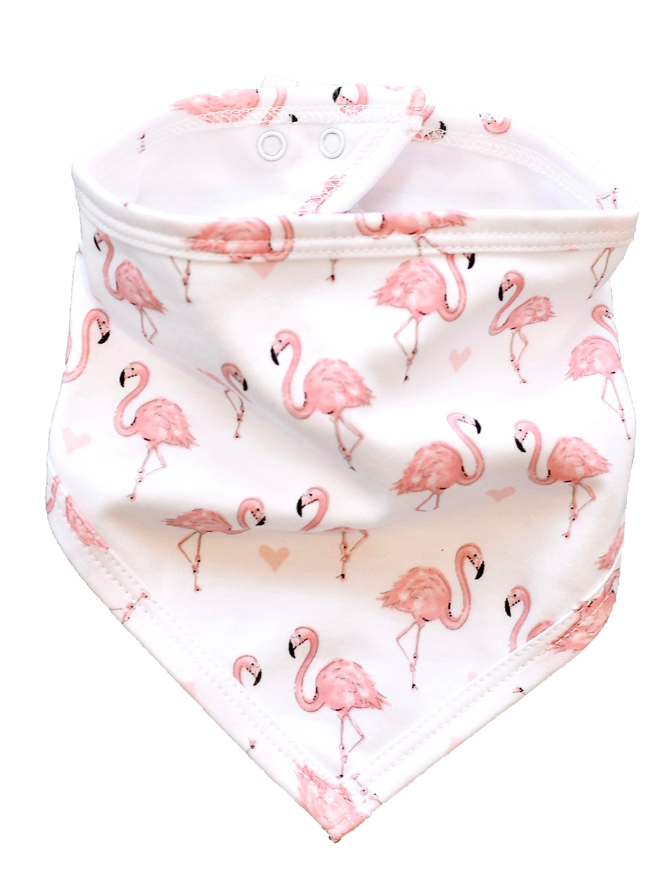 pineapple sunshine pink flamingo bandana bib