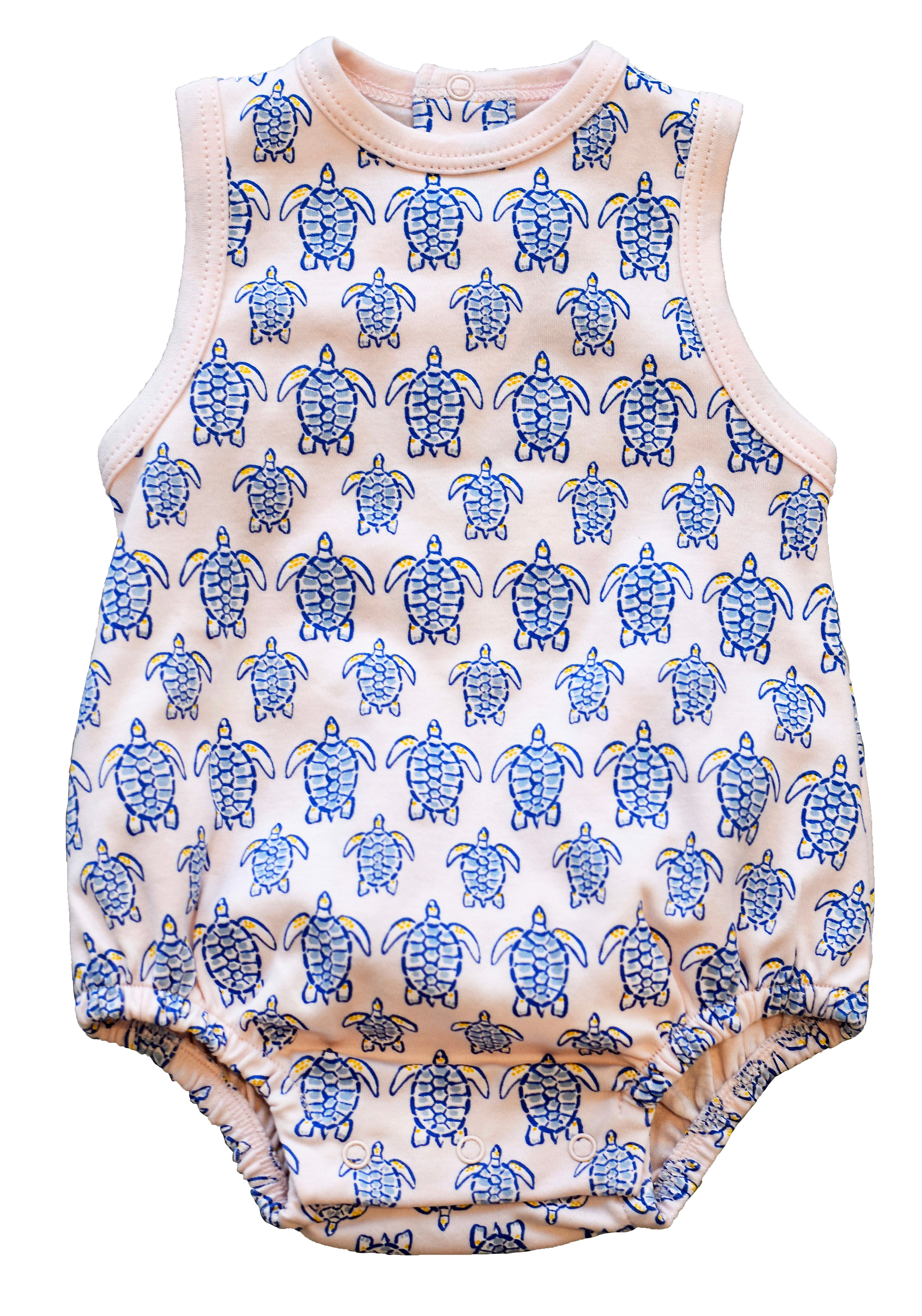 pineapple sunshine pink sea turtle baby bubble